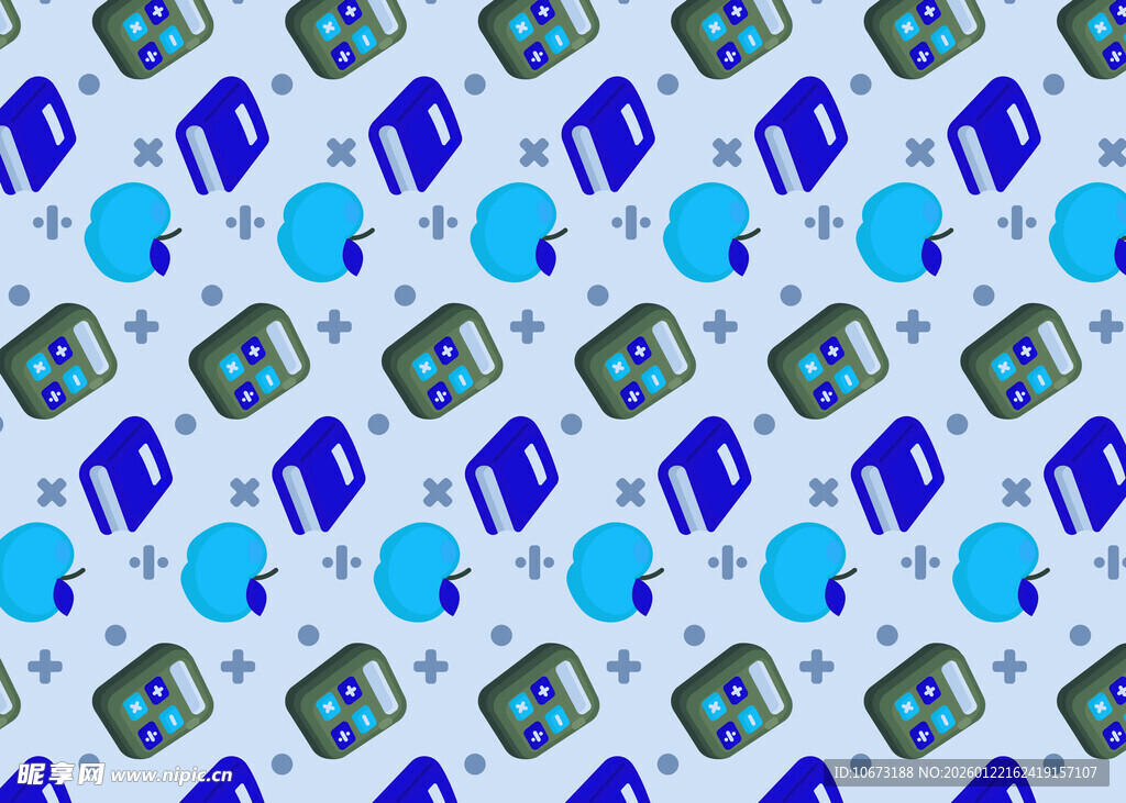 复古电视图案无缝背景