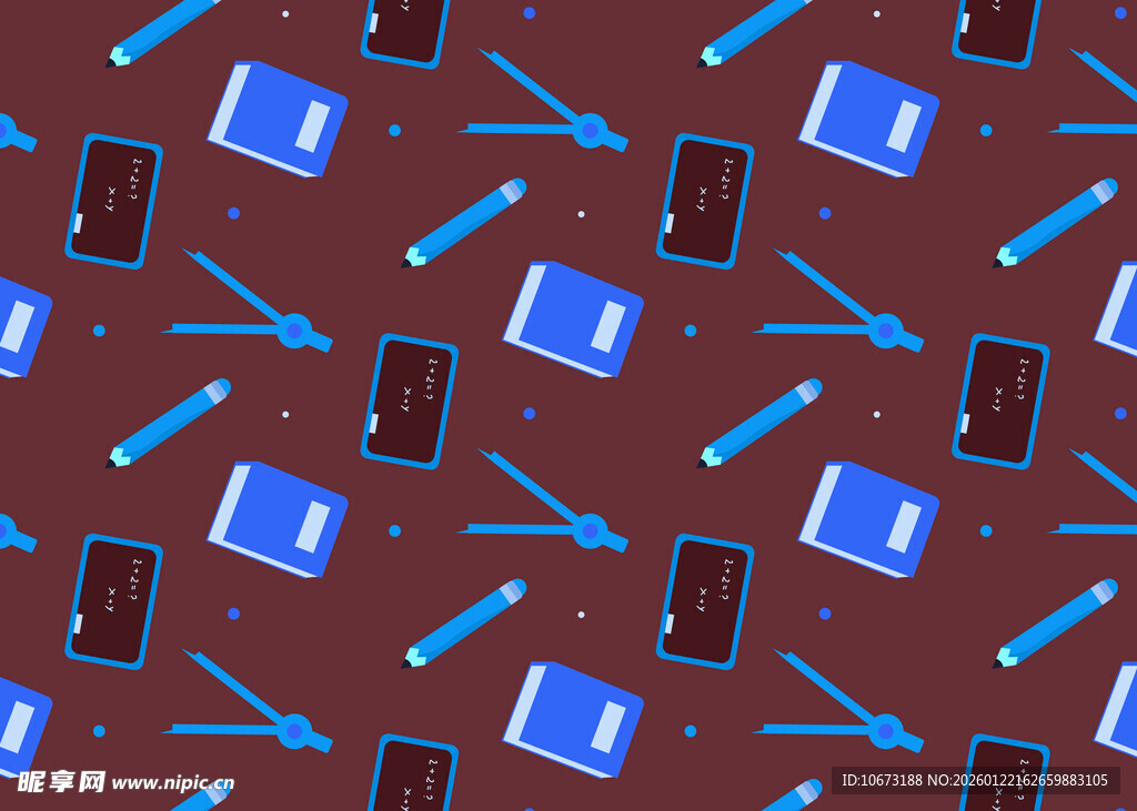 科技元素无缝图案背景