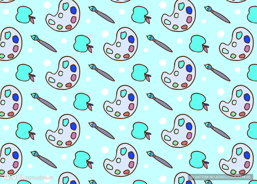 卡通图案背景 
