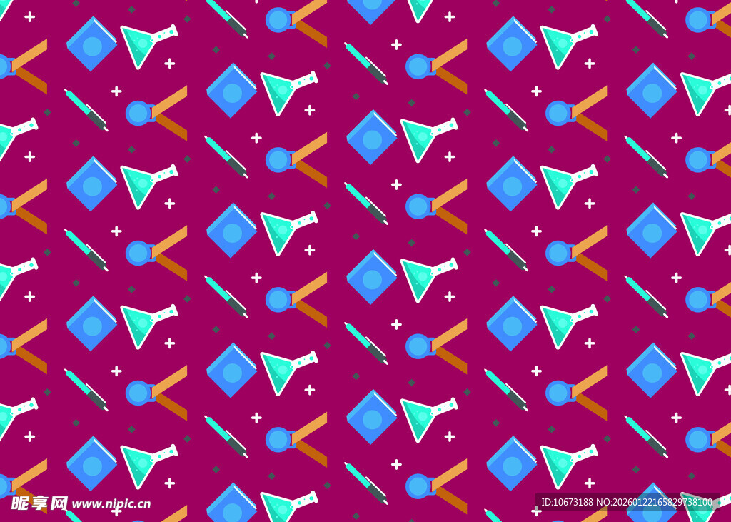 多彩几何图案背景纹理