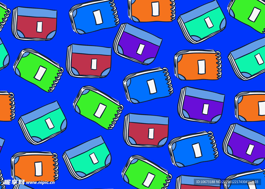 多彩油漆桶图案背景