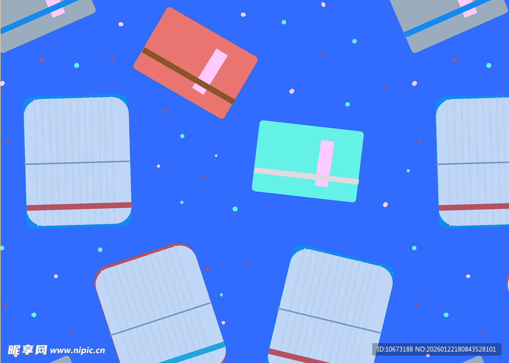 多彩书籍图案背景