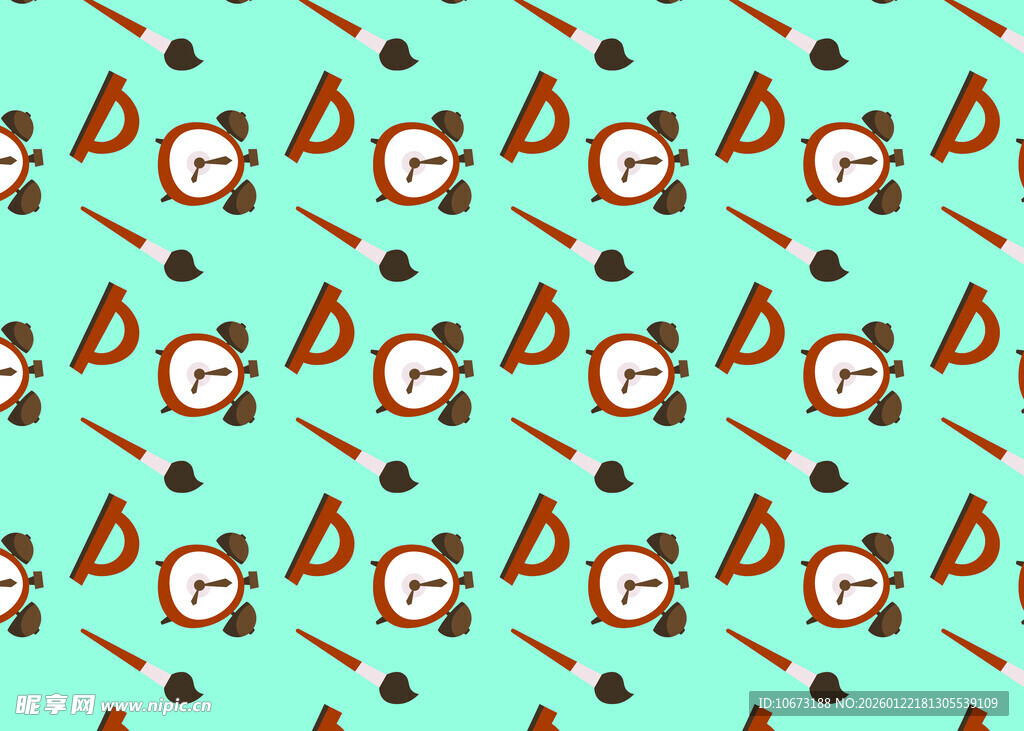 卡通图案底纹设计素材