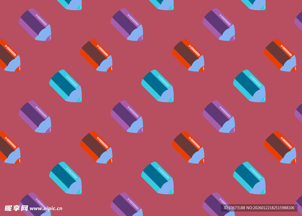 多彩书本图案背景纹理