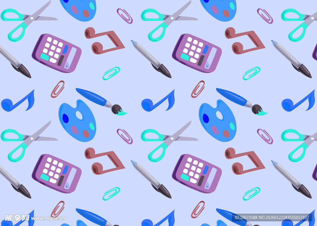 音乐工具图案背景