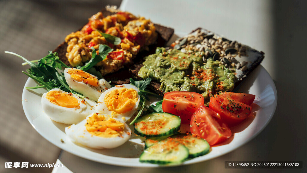 多彩营养拼盘美食