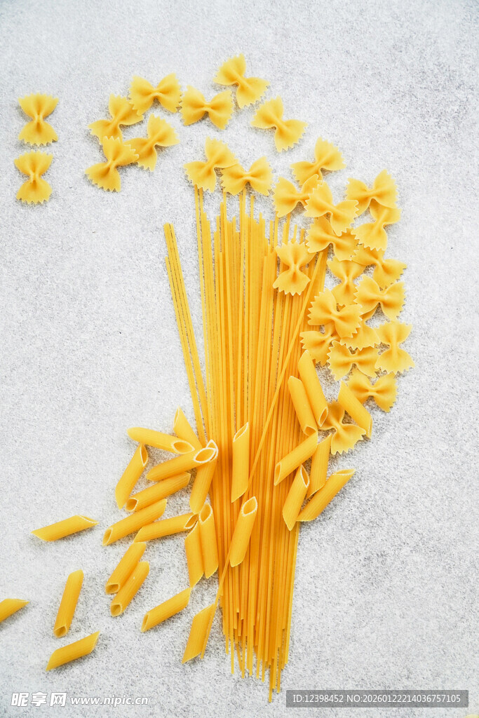 多样意大利面展示