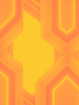 橙黄色几何图案背景图