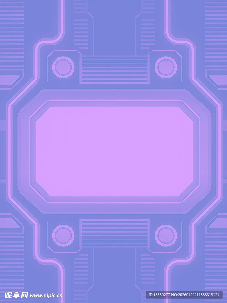 紫色科技风电路板图案
