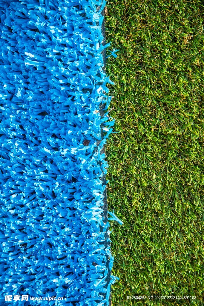 蓝绿交织的美丽景观