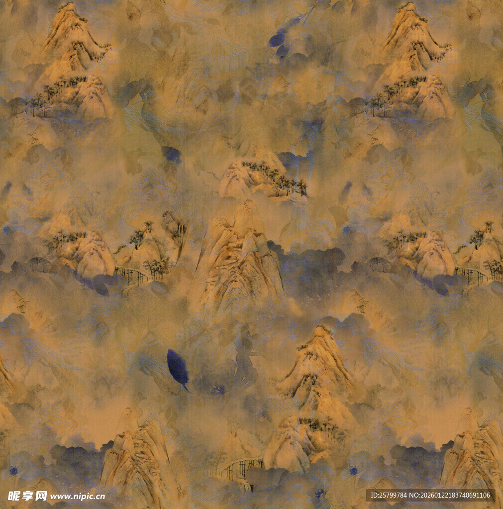 抽象水彩纹理图案背景