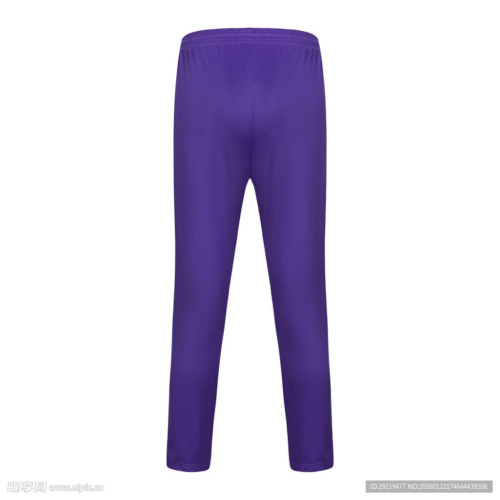紫色紧身长裤