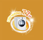 洗衣机发光特效家清包装素材