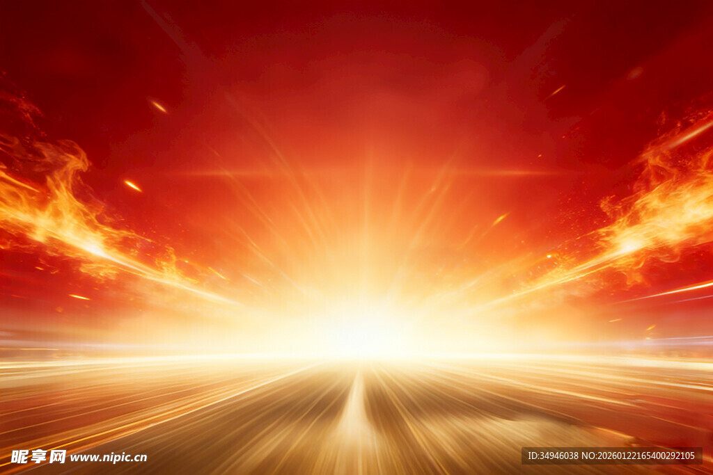 火焰光芒背景
