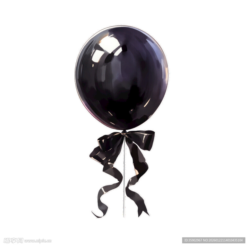 黑色气球配蝴蝶结装饰