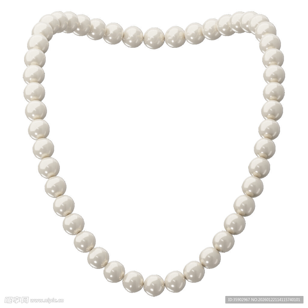 白色珍珠项链