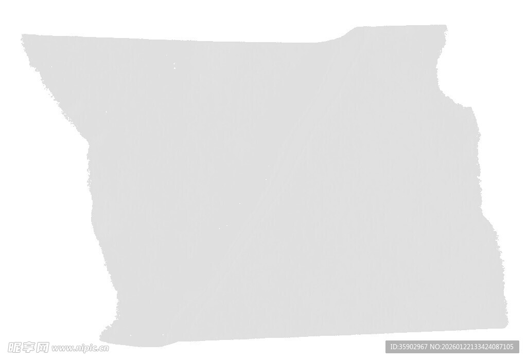 空白不规则图形