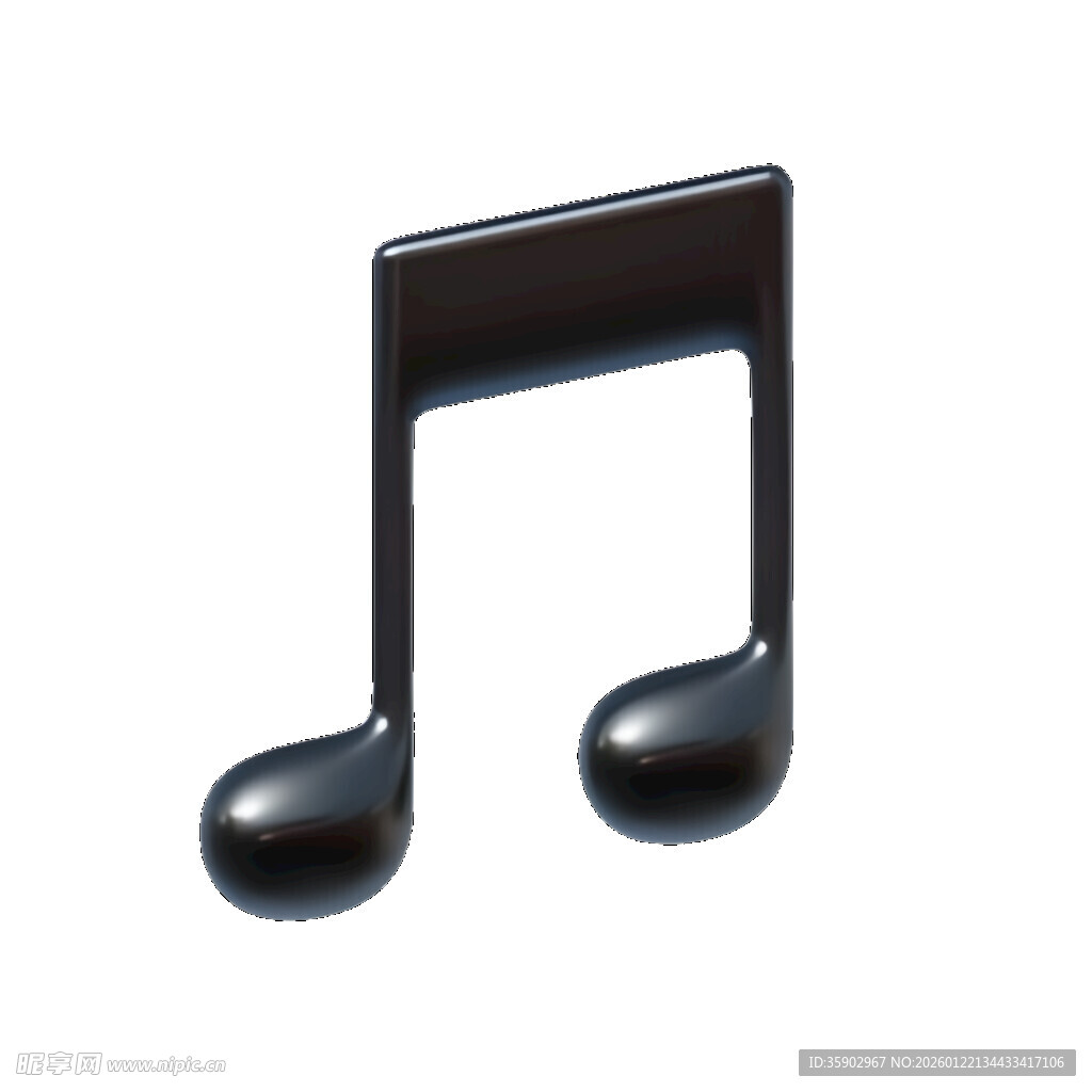 黑色音乐音符图标