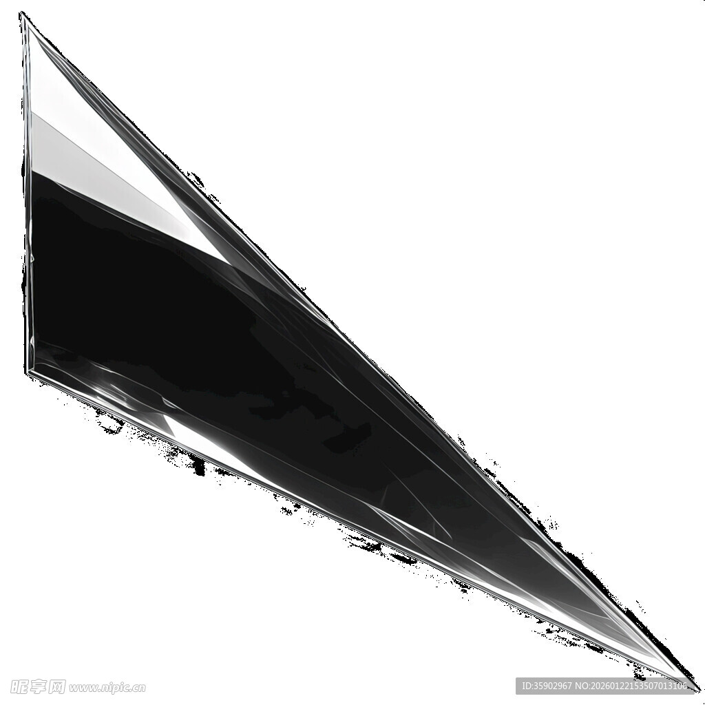 破碎玻璃锋利碎片素材