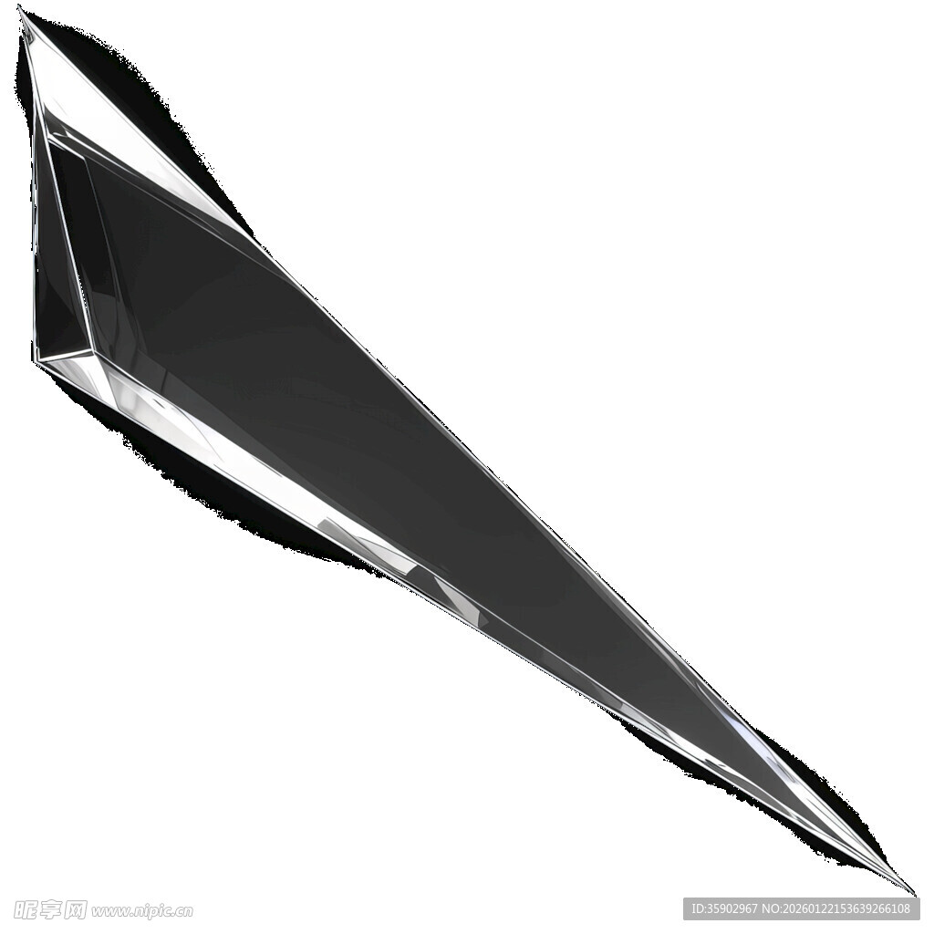 破碎玻璃锋利碎片素材