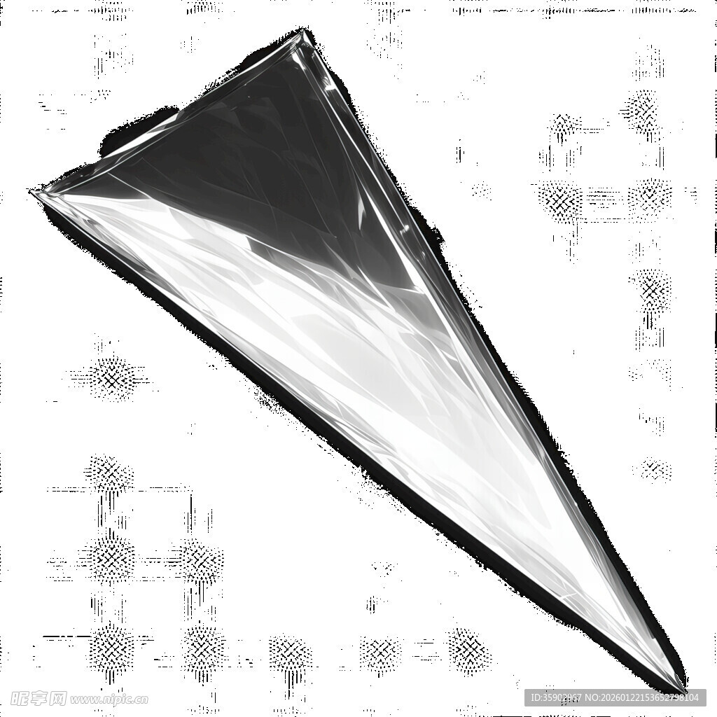 破碎玻璃锋利碎片素材