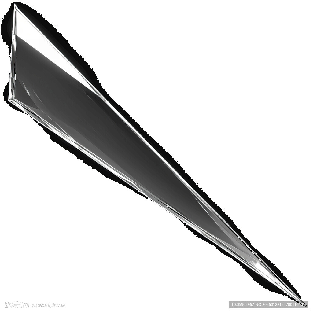 破碎玻璃锋利碎片素材