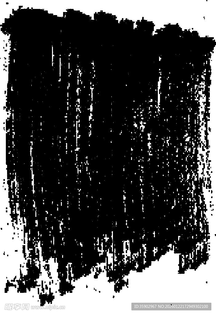 黑色笔触纹理图案