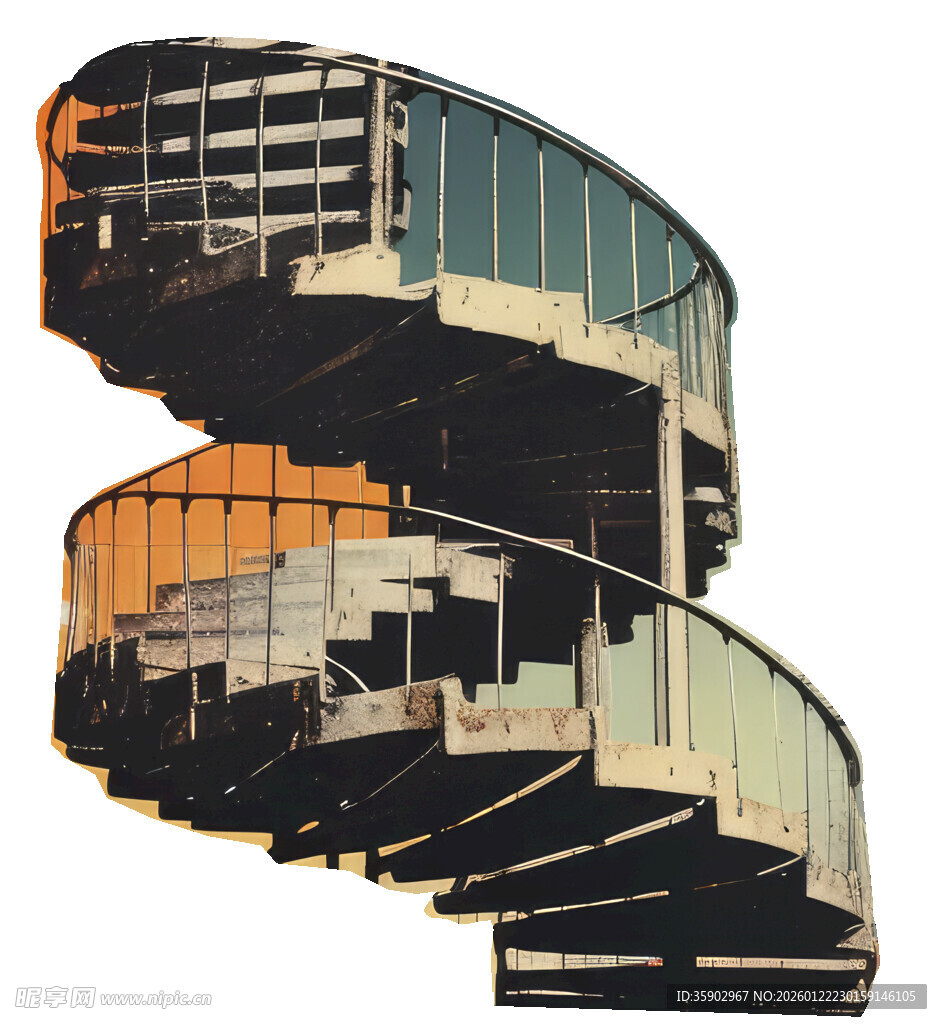 独特螺旋楼梯设计