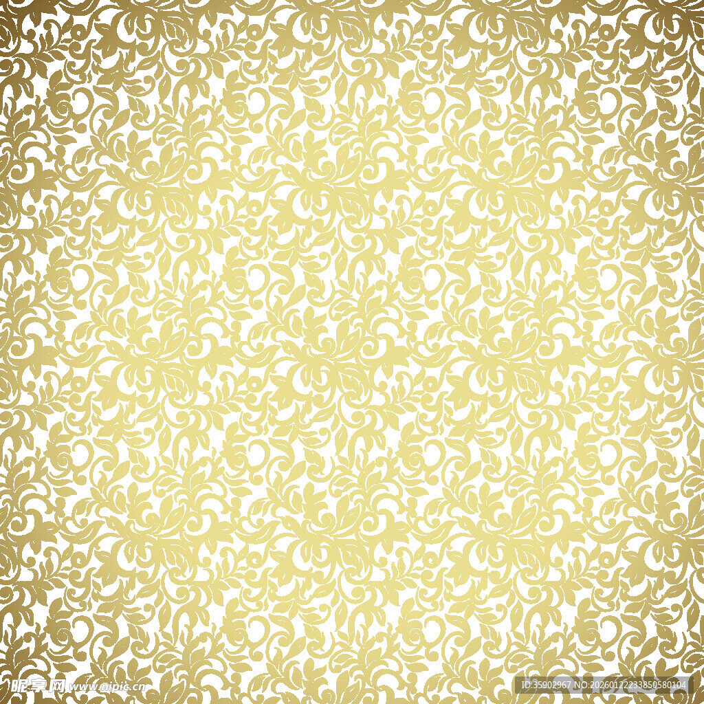金色花纹背景纹理图案
