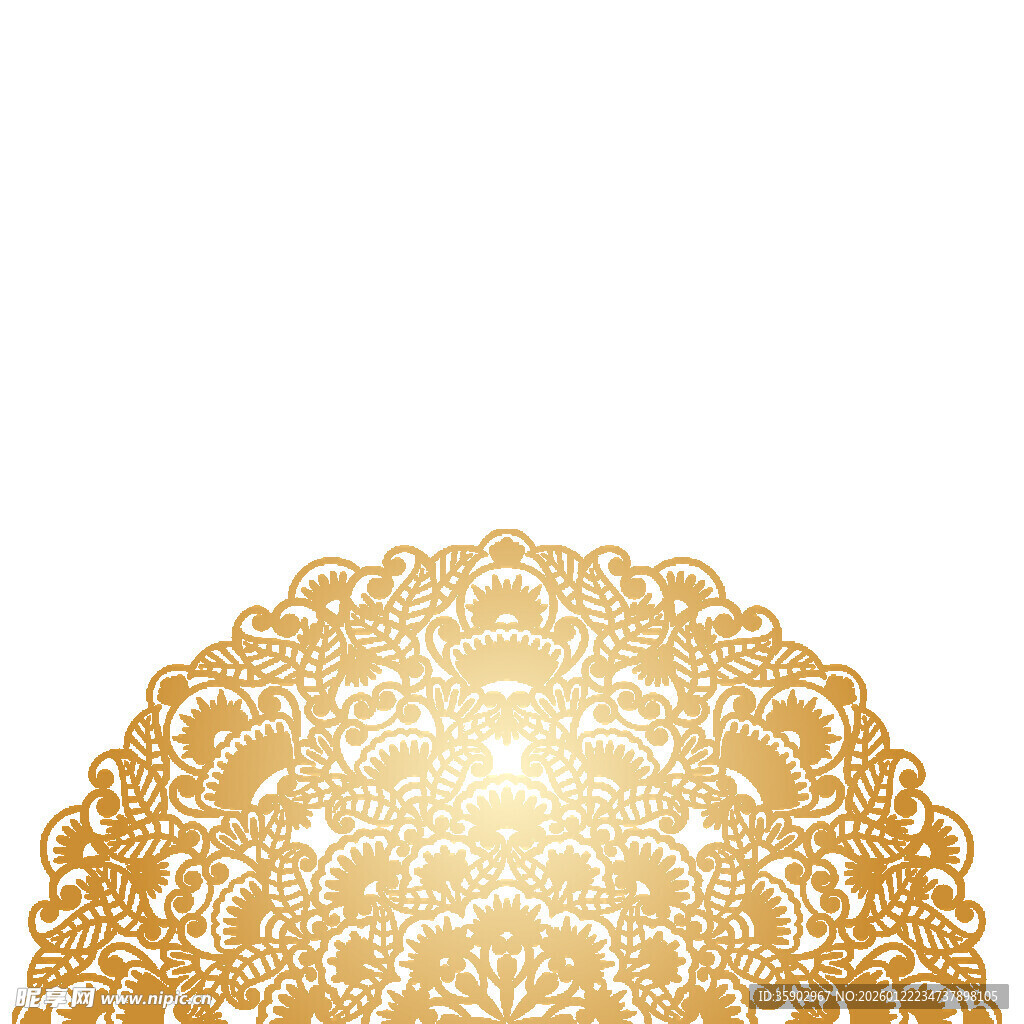 金色精致镂空球形装饰