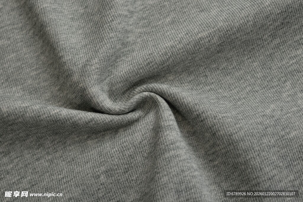 灰色纹理布料特写