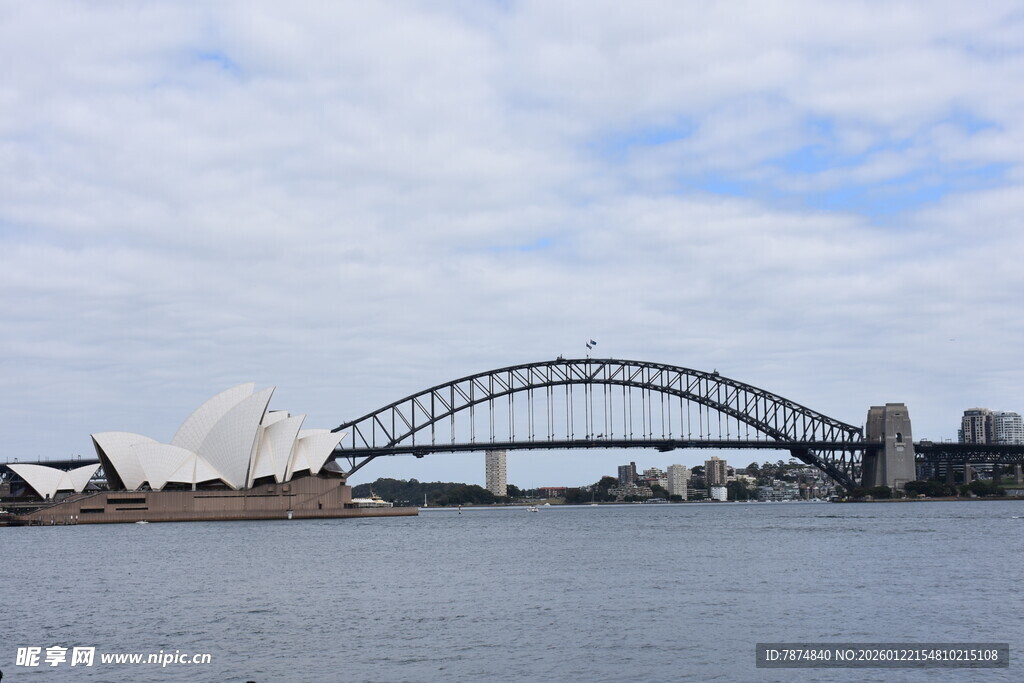 悉尼歌剧院与海港大桥景观