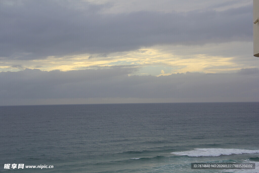 海边黄昏海景