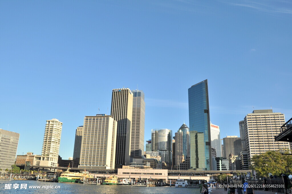 城市天际线 现代高楼景观