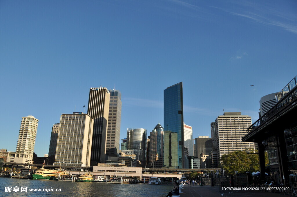 城市天际线 现代建筑景观