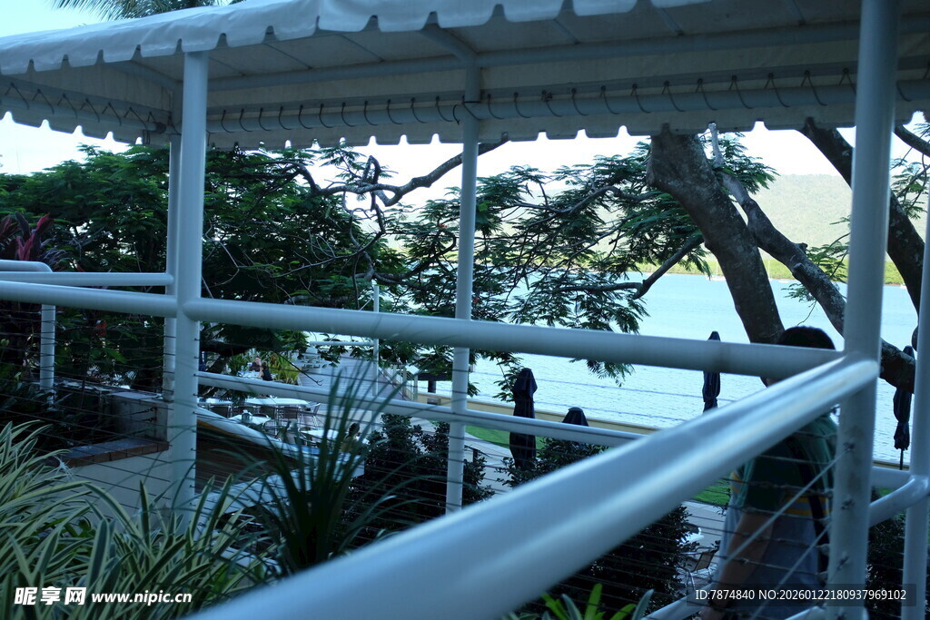 户外露台的自然景观