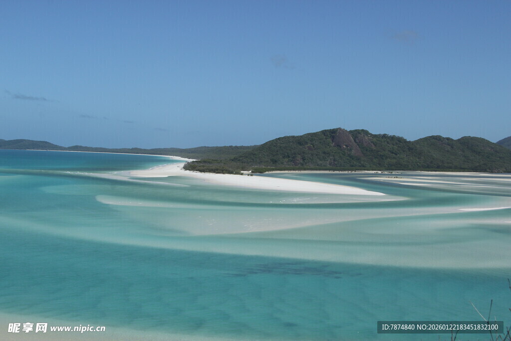 绝美海岛浅滩风光