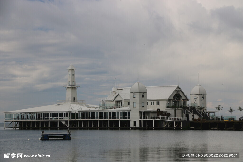 水上酒店建筑景观