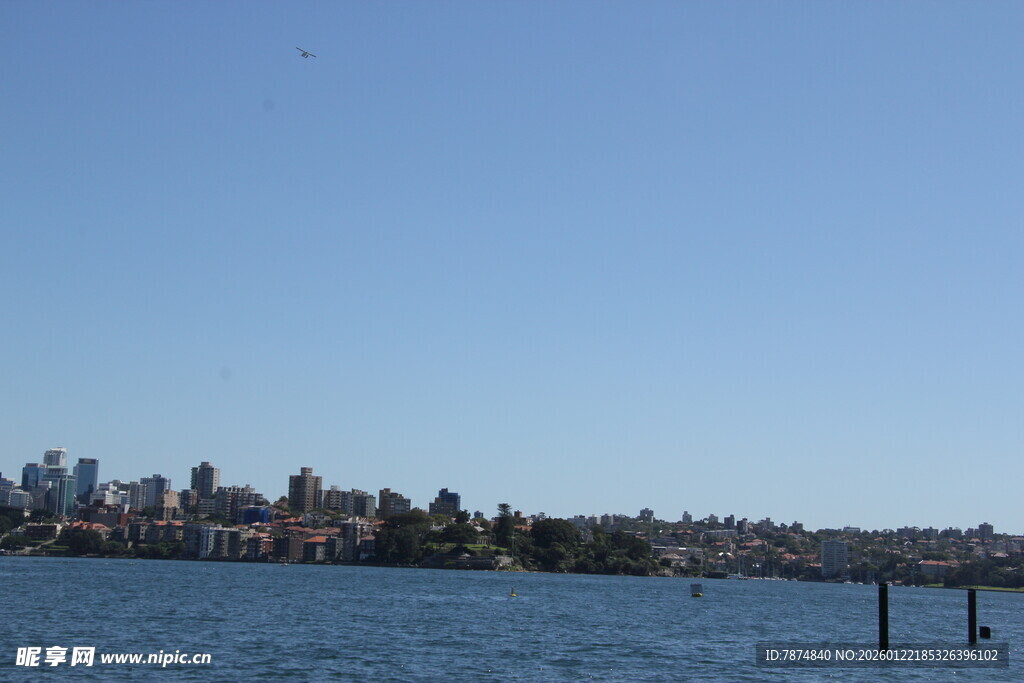 城市滨水风光美景