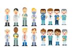 多样职业人物卡通形象