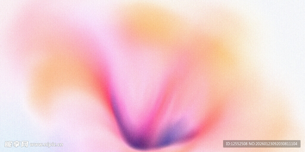 梦幻渐变花朵特写