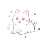 小猫手绘素材