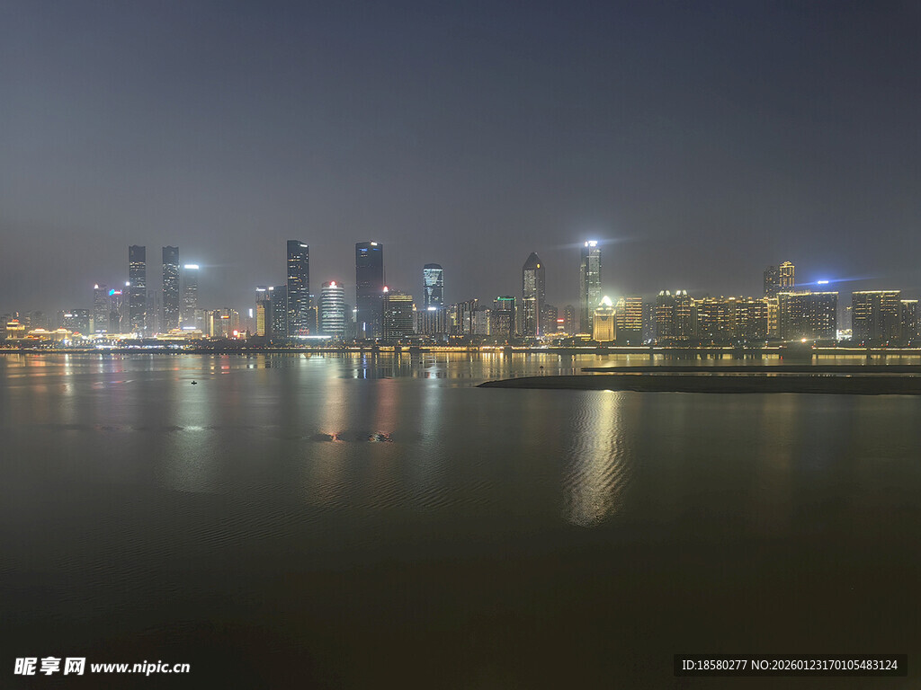 江西赣江城市夜景