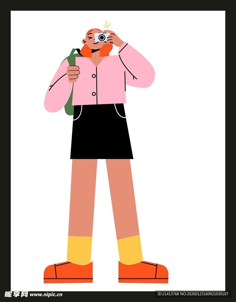 时尚卡通人物造型展示