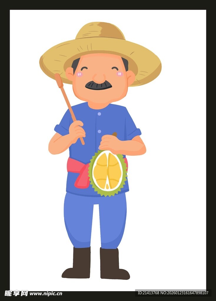 墨西哥服饰男子敲手鼓