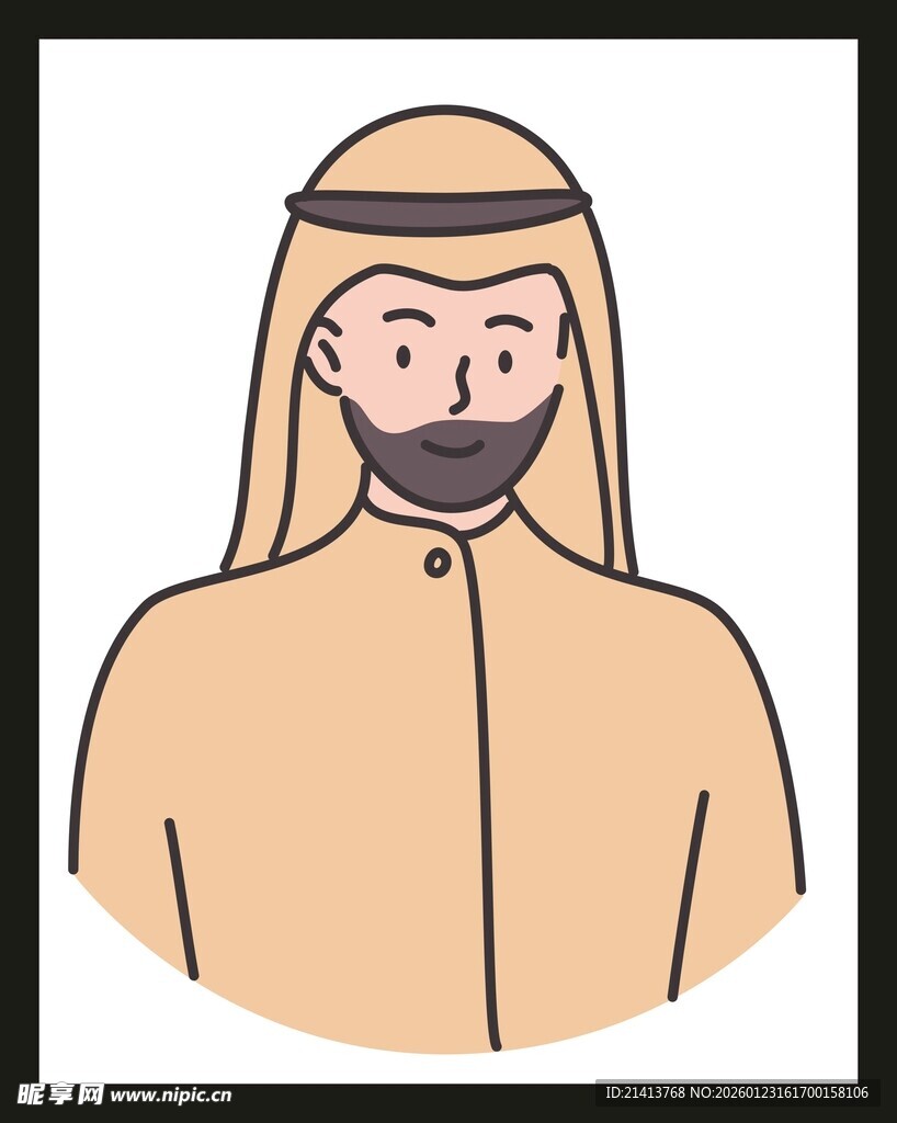 阿拉伯男子头像