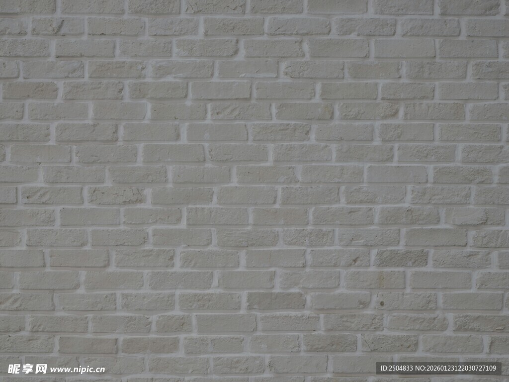 浅灰色砖墙纹理背景