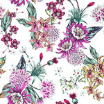 水彩花大牌花小碎花手绘花