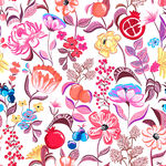 水彩花大牌花小碎花手绘花