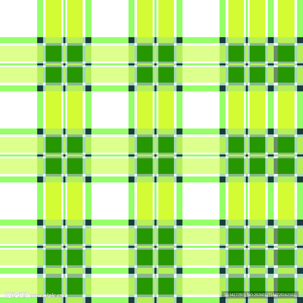 黄绿格子图案背景